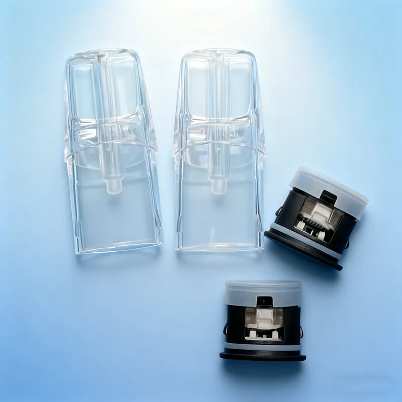 LANA白底發光1.6ML空煙彈不漏油底部註油空倉通用一代主機