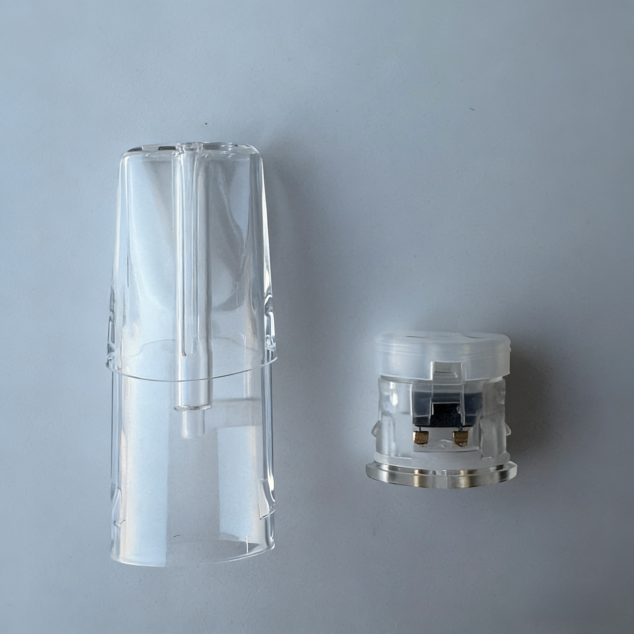 LANA白底發光1.6ML空煙彈不漏油底部註油空倉通用一代主機